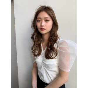 大人色気ロングレイヤースタイル