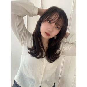 ナチュラルエギョモリ透明感ショコラブラウン
