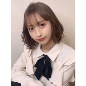 ナチュラルくびれボブ/マロンベージュ