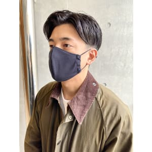 ビジネスアップバング 七三刈り上げ