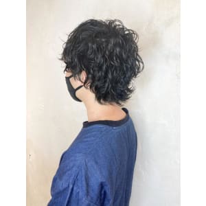 【Reir吉祥寺】*ランダムパーマ+ウルフショート*
