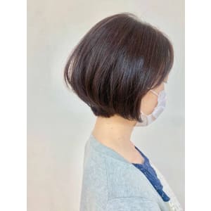 丸み/小顔/ショートボブ/ミニボブ/前下がり/ひし型/30代 - QUALIS 上福岡店【クオリスカミフクオカテン】掲載中