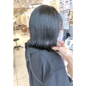 大人可愛い切りっぱなしボブ【横浜】