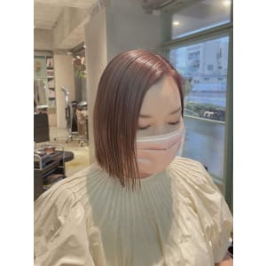 カシスブラウン/ロブヘア 切りっぱなし ワンレン 透明感 - COLETTE 【コレット】【コレット】掲載中