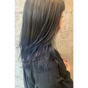 裾カラー×ブルーバイオレット