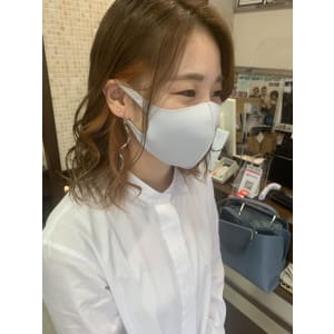 ベージュ×インナーカラー