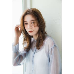 抜け感ウェーブパーマ