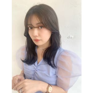 フェイスレイヤー韓国風くびれヘア