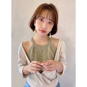 ふんわり大人っぽいボブヘア