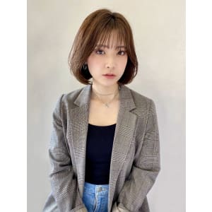 お顔周りが可愛い外ハネボブ