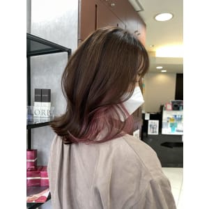 インナーカラーミストバングラブヘアローズピンク2242