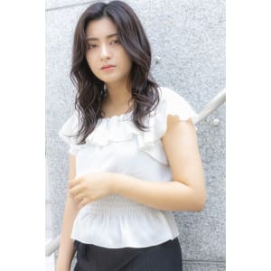 外国人風グレージュミディアムヘア/オルチャンヘア池袋
