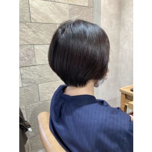 大人グラデーションボブ - 半個室型美容室 Sourire 姪浜店【ハンコシツガタビヨウシツスーリールメイノハマテン】掲載中