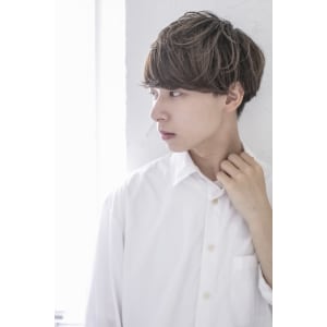 マッシュショートレイヤーカルマカットMEN'S HAIR　池