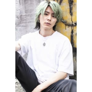 ハイトーンウルフトレイヤー MEN'S HAIR　池袋