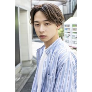 ソフトツーブロック ショートレイヤー MEN'S HAIR　