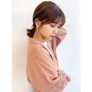 韓国風 顔まわりカット