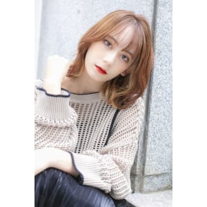 愛されイヤリングカラーインナーカラーオルチャンスタイル