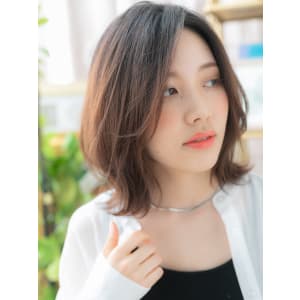 大人かっこいいアシンメトリーミディアムボブ ノームコア - COVER HAIR & SPA bliss 浦和西口店【カバー ヘア アンド スパ ブリス】【カバー ヘア アンド スパ ブリス ウラワニシグチテン】掲載中