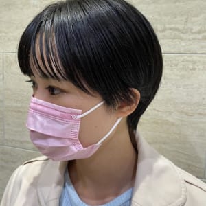 ミニショート/ワイドバング/10代20代30代/西原晃