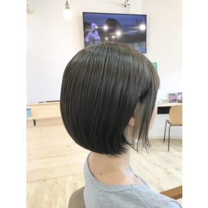 ナチュラルボブ☆イヤリングカラー - EHACO hair&spa【エハコヘアーアンドスパ】掲載中