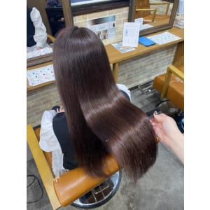 ブリーチなしピンクラベンダー