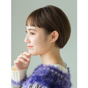 【sheta/堅田祐介】丸みが可愛いおとな小顔ショートボブ