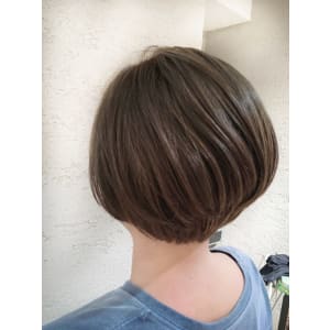 暖色系カラー結べるボブ【Attirer飯田裕之】