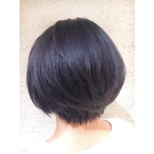 丸みショートボブ【Attirer飯田裕之】