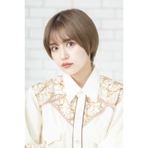 シルエットが綺麗なマッシュショート