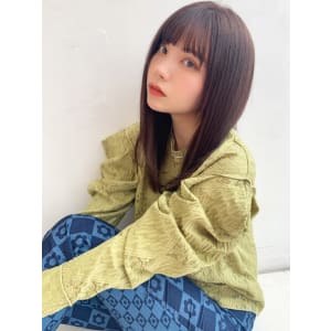 さら艶ストレートヘア