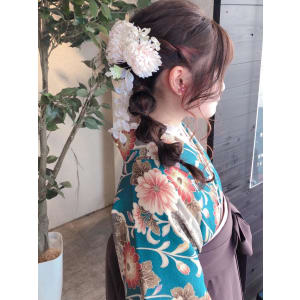【luccica】卒業式ヘアセット