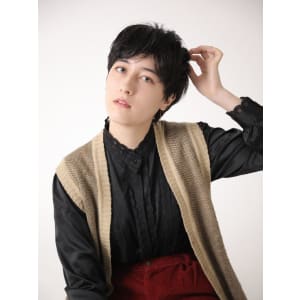 #ミニウルフ#くすみブルー#髪質改善トリートメント - Chocolat Abeno【ショコラアベノ】掲載中