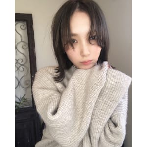 外ハネと内巻両方楽しむなら☆切りっぱなしボブ