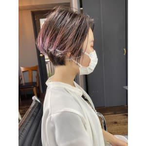 恵比寿・ショートボブ・ハイトーン・センターパート - hair＆make egerie【ヘアアンドメイクエジェリ】掲載中