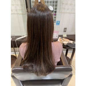 美髪ベージュカラー