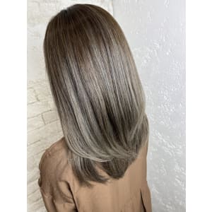 白髪ぼかしハイライト30代40代50代￥15400