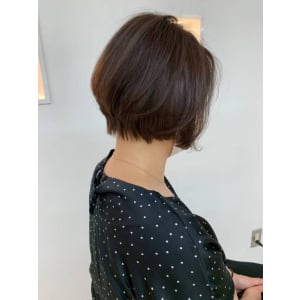 前下がり/ハンサムショート/小顔/ひし型/丸み/グラデーショ - QUALIS 上福岡店【クオリスカミフクオカテン】掲載中