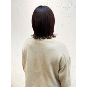 【flor 戸塚】*外ハネボブ+ダークバーガンディ* - Flor_戸塚【フロール トツカ】掲載中