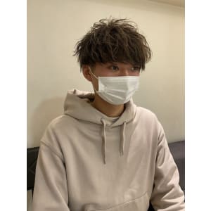 細メッシュ×重めマッシュ