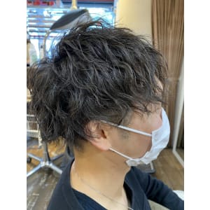 マッシュベースツイストスパイラルパーマ