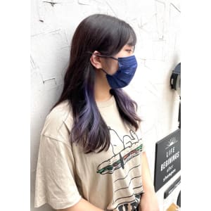 ライラックアッシュイヤリングカラー×ブルージュTOP - hair＆make egerie【ヘアアンドメイクエジェリ】掲載中