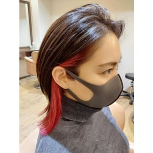 【Luccica】インナーカラー×レイヤーボブ