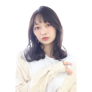 【うぶバング×抜け感hair】
