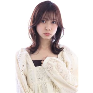 20代30代40代◎抜け感ヘア★韓国風くびれミディ