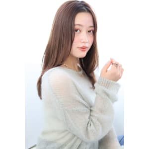 ミントグリーン　冬カラー　縮毛矯正　髪質改善　ストレート