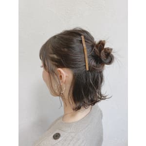 ハーフお団子アレンジ