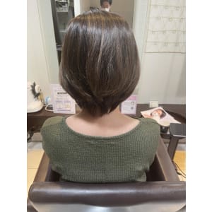 白髪ぼかしハイライトカラー
