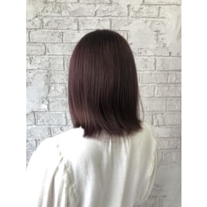ディープラベンダー　抜け感ヘア4019