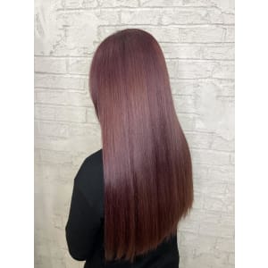 カシスピンク艶々ストレート9037